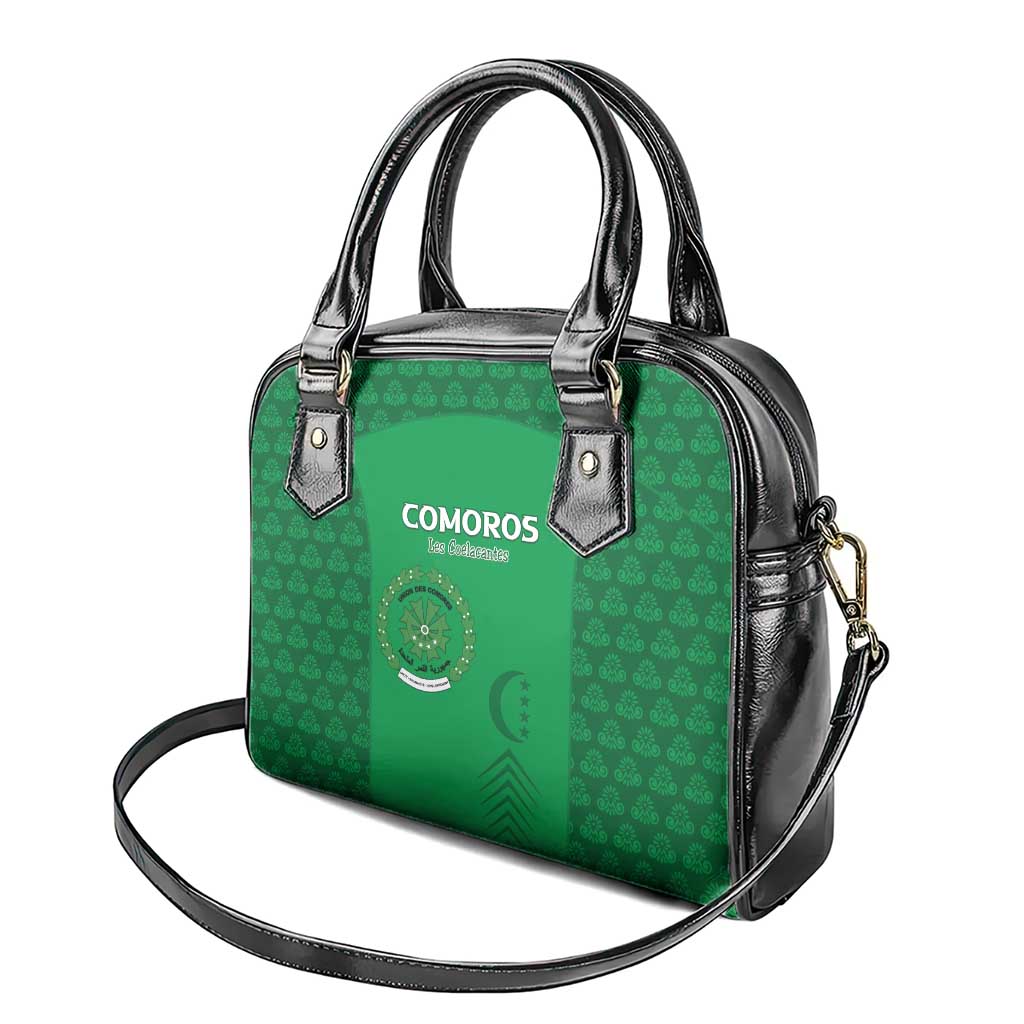 Comoros Football Shoulder Handbag Go Champions Green Les Coelacantes - African Pride
