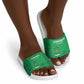 Comoros Football Slide Sandals Go Champions Green Les Coelacantes - African Pride