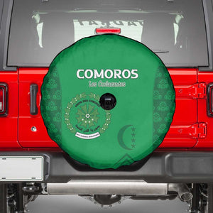 Comoros Football Spare Tire Cover Go Champions Green Les Coelacantes - African Pride