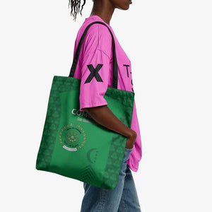 Comoros Football Tote Bag Go Champions Green Les Coelacantes - African Pride