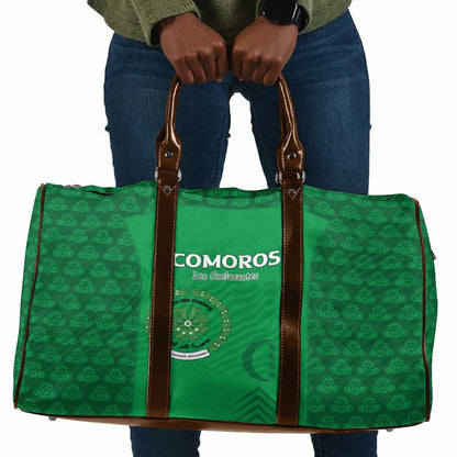 Comoros Football Travel Bag Go Champions Green Les Coelacantes - African Pride
