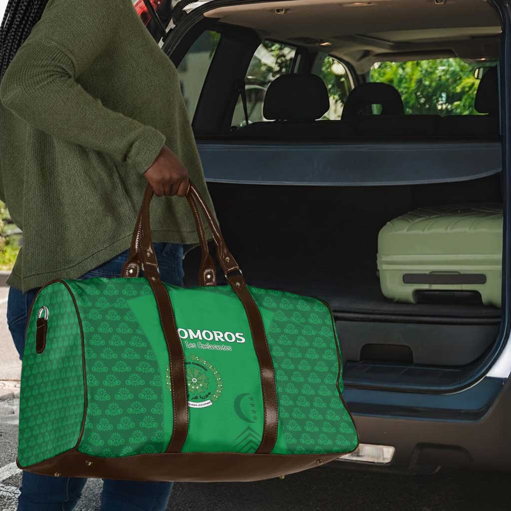Comoros Football Travel Bag Go Champions Green Les Coelacantes - African Pride