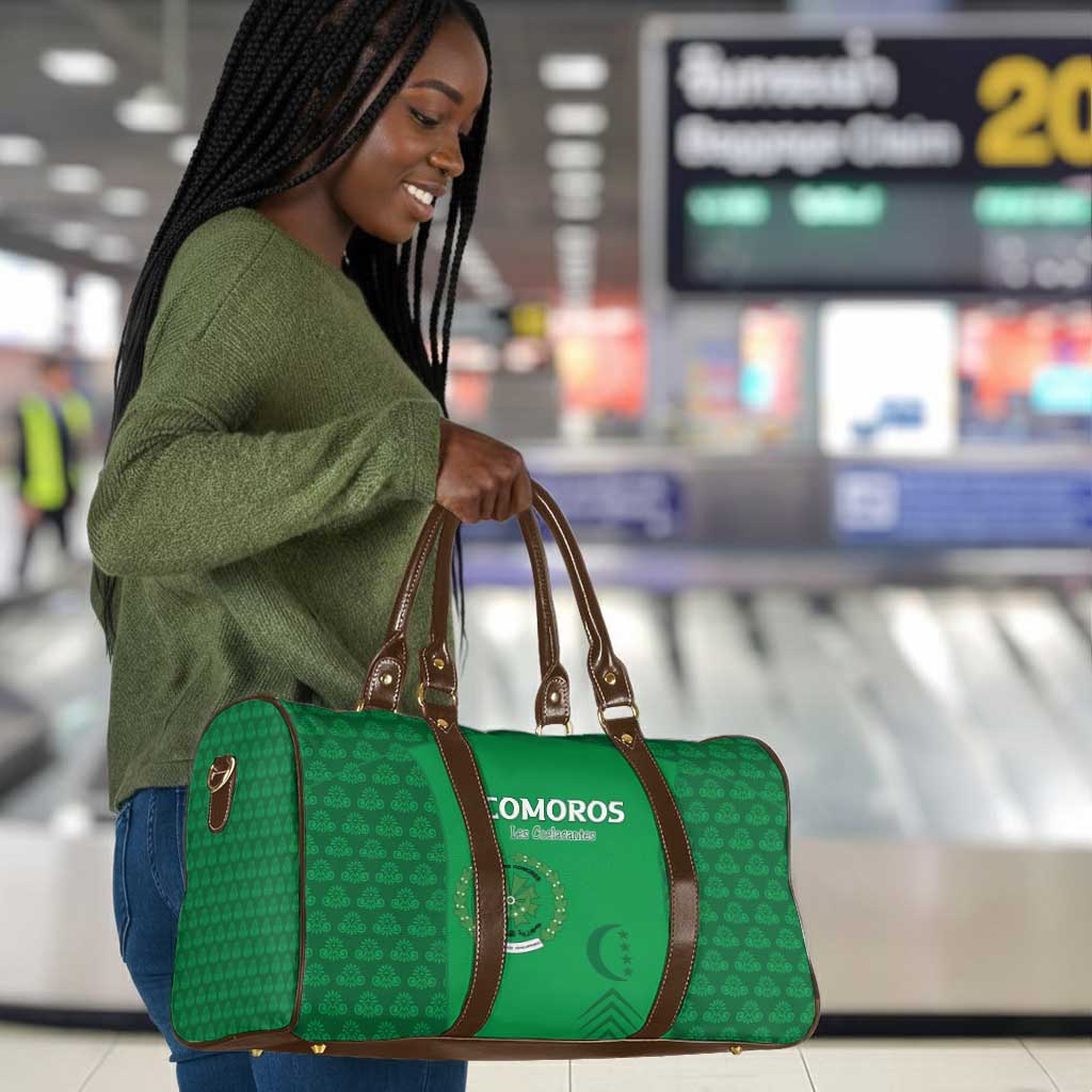 Comoros Football Travel Bag Go Champions Green Les Coelacantes - African Pride