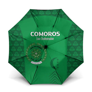 Comoros Football Umbrella Go Champions Green Les Coelacantes - African Pride