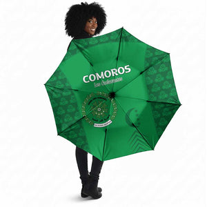 Comoros Football Umbrella Go Champions Green Les Coelacantes - African Pride