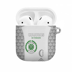 Comoros Football AirPods Case Go Champions White Les Coelacantes - African Pride