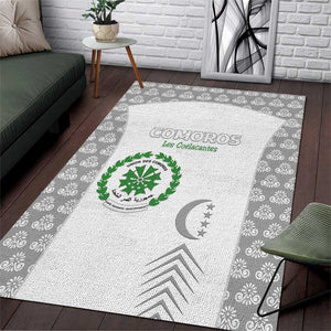 Comoros Football Area Rug Go Champions White Les Coelacantes - African Pride