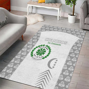 Comoros Football Area Rug Go Champions White Les Coelacantes - African Pride