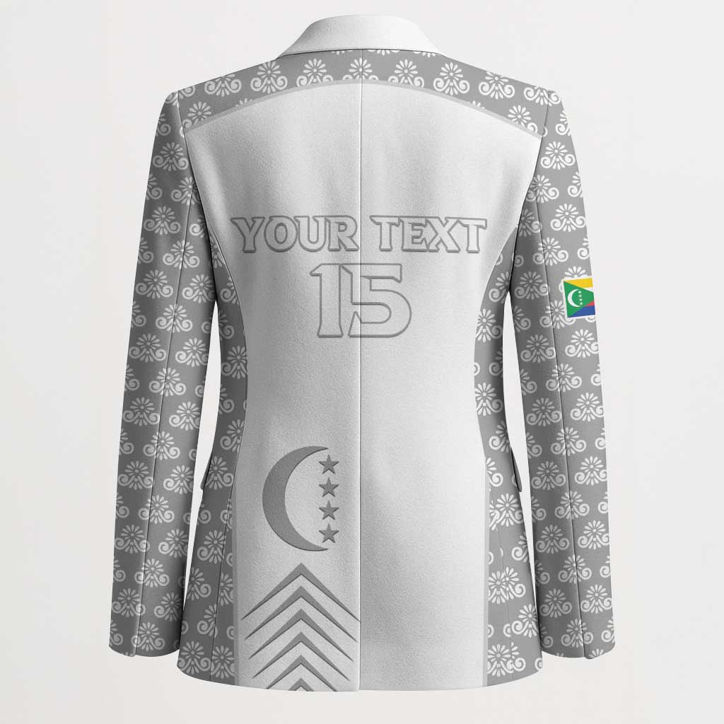 Custom Comoros Football Blazer Go Champions White Les Coelacantes - African Pride