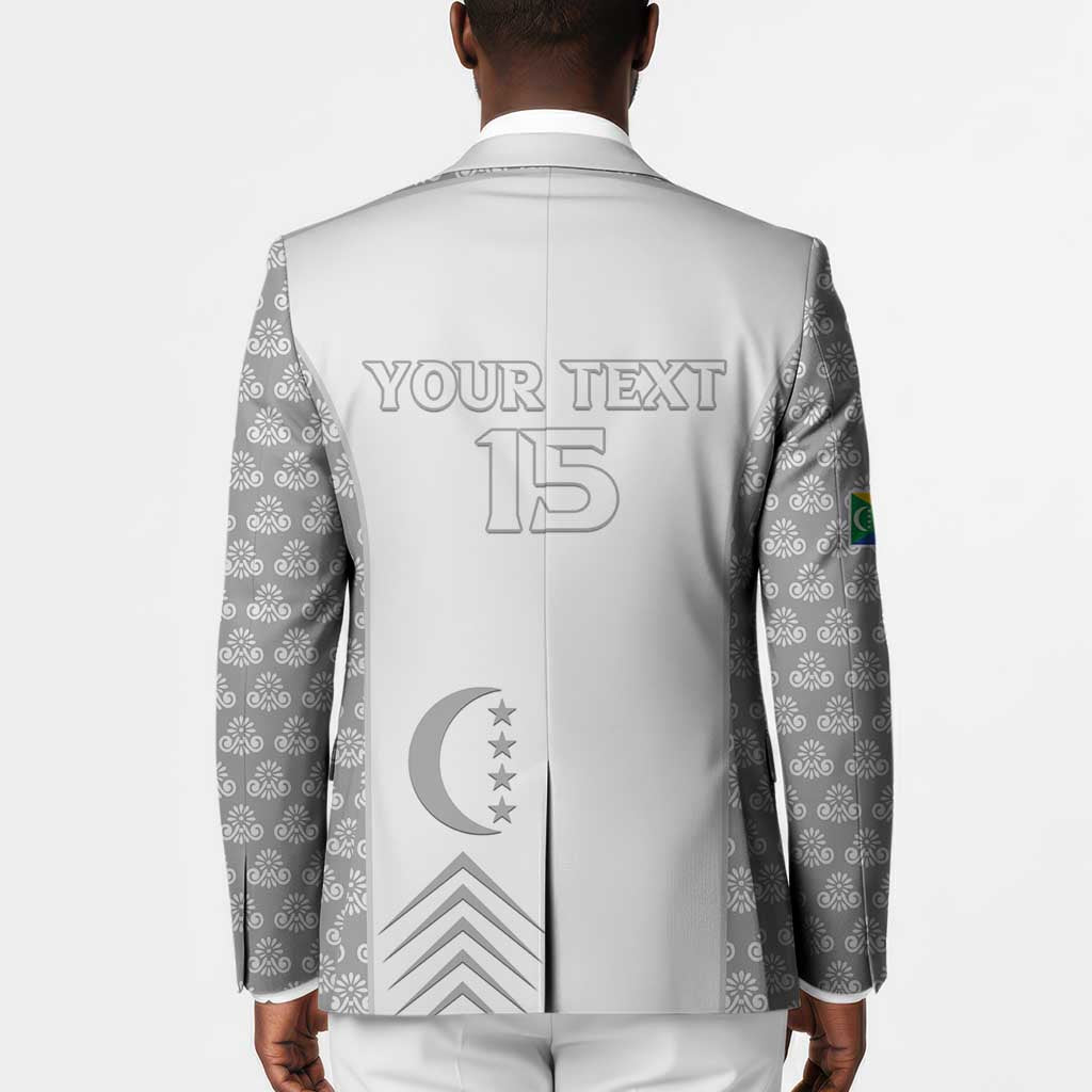 Custom Comoros Football Blazer Go Champions White Les Coelacantes - African Pride