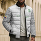 Custom Comoros Football Bomber Puffer Jacket Go Champions White Les Coelacantes - African Pride