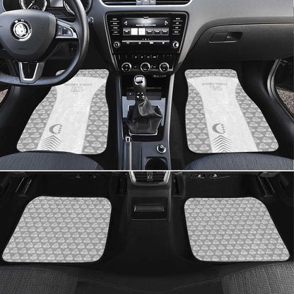 Custom Comoros Football Car Mats Go Champions White Les Coelacantes - African Pride