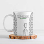 Custom Comoros Football Ceramic Mug Go Champions White Les Coelacantes - African Pride