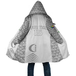 Custom Comoros Football Cloak Go Champions White Les Coelacantes - African Pride