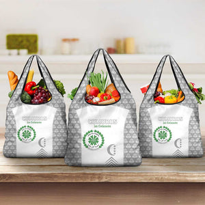 Comoros Football Grocery Bag Go Champions White Les Coelacantes - African Pride