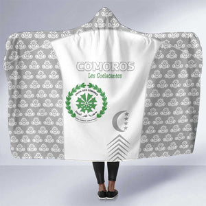 Comoros Football Hooded Blanket Go Champions White Les Coelacantes - African Pride