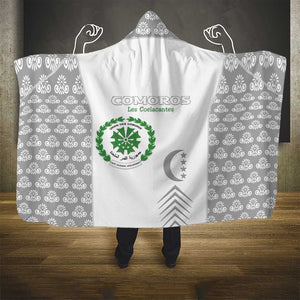 Comoros Football Hooded Blanket Go Champions White Les Coelacantes - African Pride