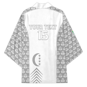 Custom Comoros Football Kimono Go Champions White Les Coelacantes - African Pride