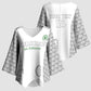 Custom Comoros Football Kimono Sleeve Blouse Go Champions White Les Coelacantes - African Pride