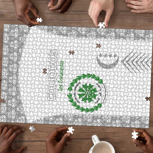 Comoros Football Puzzle Go Champions White Les Coelacantes - African Pride