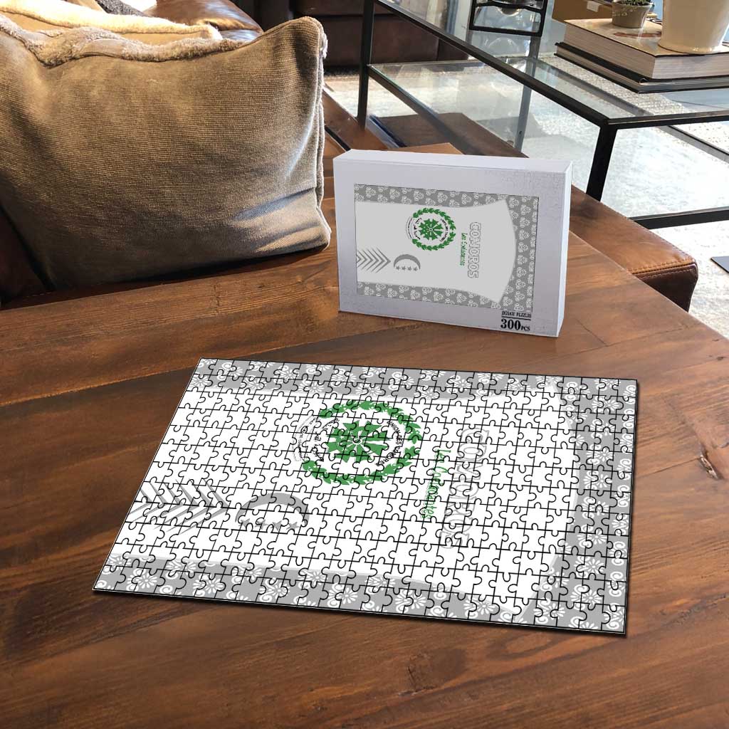 Comoros Football Puzzle Go Champions White Les Coelacantes - African Pride