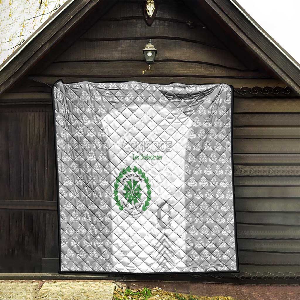 Comoros Football Quilt Go Champions White Les Coelacantes - African Pride