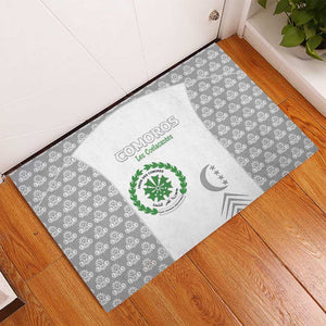 Comoros Football Rubber Doormat Go Champions White Les Coelacantes - African Pride