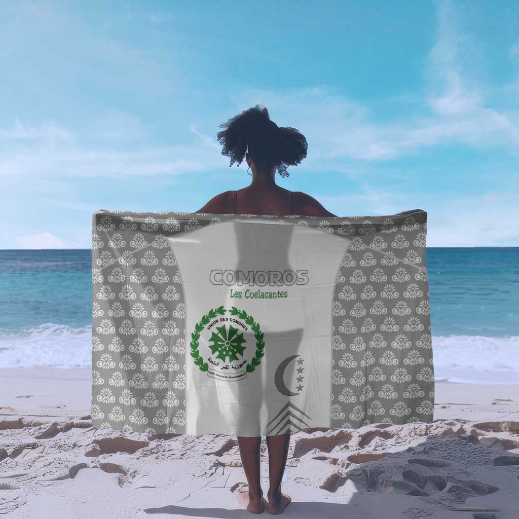 Comoros Football Sarong Go Champions White Les Coelacantes - African Pride