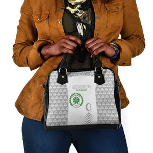 Comoros Football Shoulder Handbag Go Champions White Les Coelacantes - African Pride