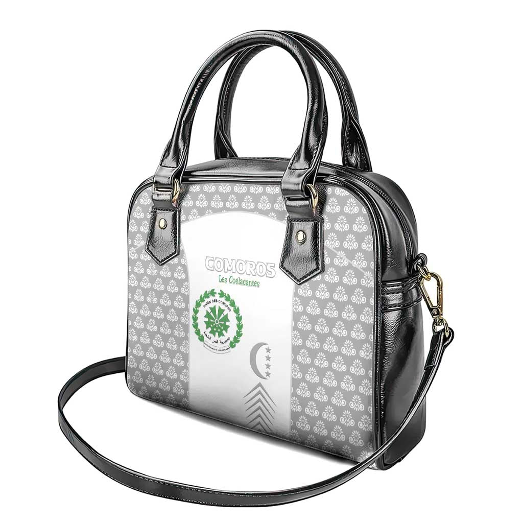 Comoros Football Shoulder Handbag Go Champions White Les Coelacantes - African Pride