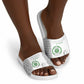 Comoros Football Slide Sandals Go Champions White Les Coelacantes - African Pride