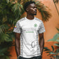 Custom Comoros Football T shirt Go Champions White Les Coelacantes LT15