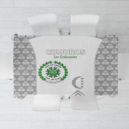 Comoros Football Tablecloth Go Champions White Les Coelacantes - African Pride
