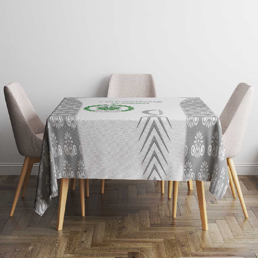 Comoros Football Tablecloth Go Champions White Les Coelacantes - African Pride