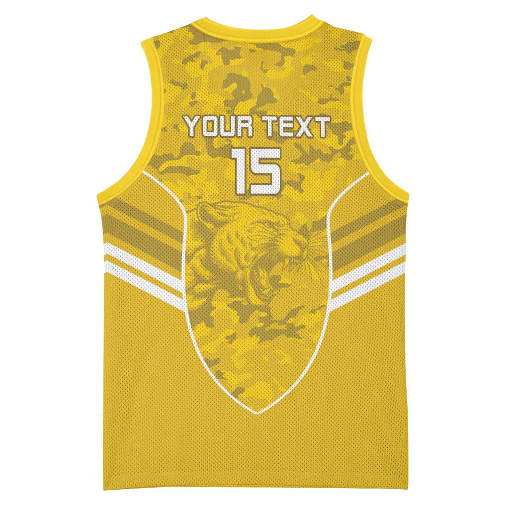 Custom Gabon Football Basketball Jersey Go Les Pantheres LT15