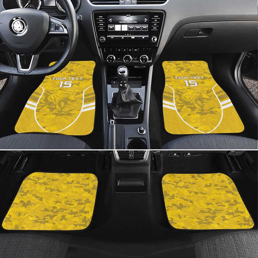 Custom Gabon Football Car Mats Go Les Pantheres