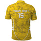 Custom Gabon Football Polo Shirt Go Les Pantheres