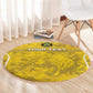 Custom Gabon Football Round Carpet Go Les Pantheres