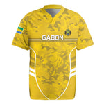 Custom Gabon Football Rugby Jersey Go Les Pantheres