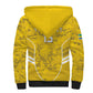 Custom Gabon Football Sherpa Hoodie Go Les Pantheres