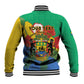 Personalised Afro Gabon Baseball Jacket Gabonese Union Travail and Justice