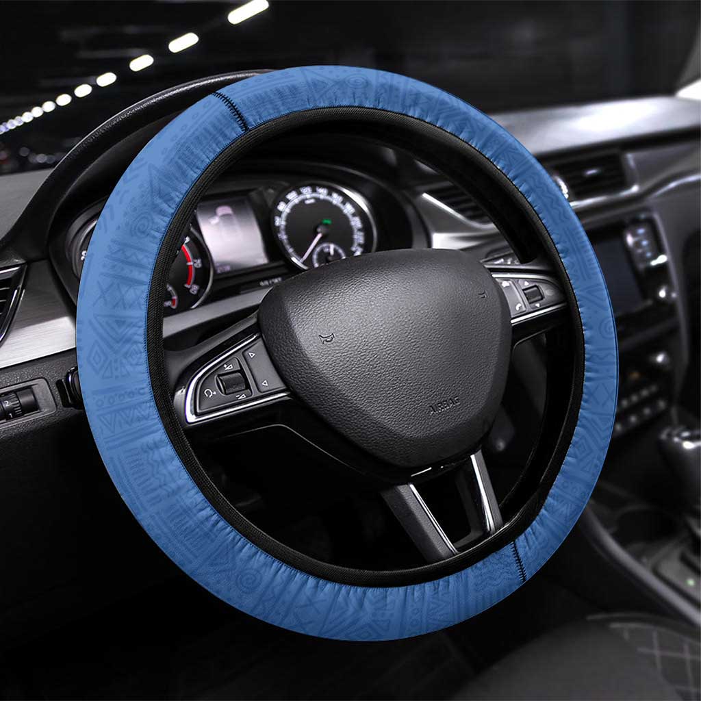 Afro Gabon Steering Wheel Cover Gabonese Union Travail and Justice