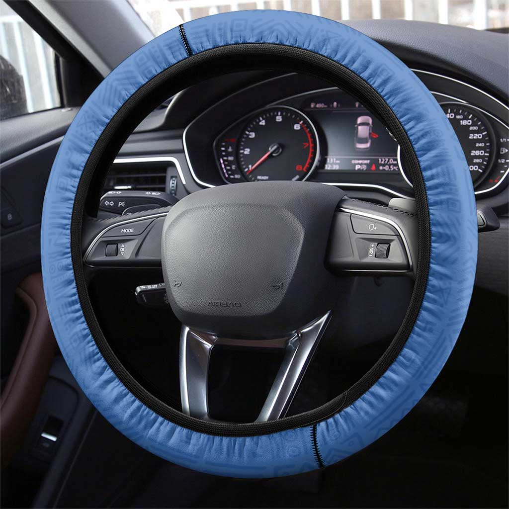 Afro Gabon Steering Wheel Cover Gabonese Union Travail and Justice