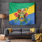 Personalised Afro Gabon Tapestry Gabonese Union Travail and Justice