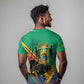 Afro Gabon T shirt Black Panther With Coat Of Arms