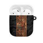 African Tribal Heritage AirPods Case Earth Tone Pattern