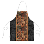African Tribal Heritage Apron Earth Tone Pattern