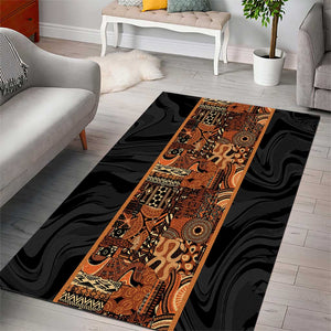 African Tribal Heritage Area Rug Earth Tone Pattern