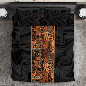 African Tribal Heritage Bedding Set Earth Tone Pattern