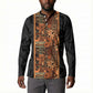 African Tribal Heritage Button Sweatshirt Earth Tone Pattern
